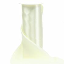 Satinbånd bordbånd creme 200mm 10m