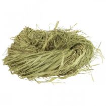 Artikel Dekorativ raffia til kunsthåndværk Naturlig raffia lime 200g