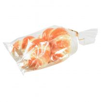 Artikel Utroligt realistiske dekorative croissanter, kunstigt bagværk 10 cm, maddekoration sæt med 2 til butiksvinduer og showrooms