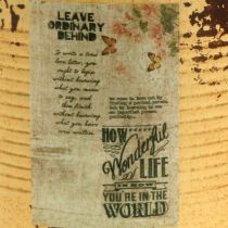 Artikel Dekorativ æske abrikos plantepotte metal sommerdekoration Ø15,5cm H15cm