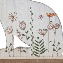 Artikel Dekorativ kanin siddende træhare Påskehare træ 26×19,5 cm