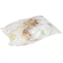 Artikel Dekorativ kylling påskepynt til ophængning af træpynt H8cm 6 stk