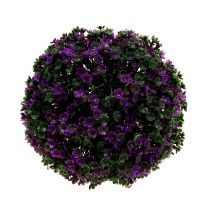 Artikel Dekorativ kugle lilla lavet af blomster plantekugle kunstig Ø15cm 1 stk
