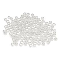 Artikel Dekorative perler til trådning af hobbyperler hvide 6mm 300g