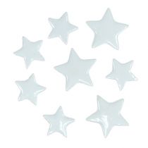 Artikel Dekorative stjerner til spredning hvid 4-5cm 72 stk