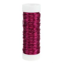 Artikel Dekorativ emaljeret tråd Ø0,30mm 30g/50m pink