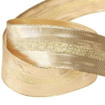 Artikel Pyntebånd guldglimmerbånd Julebånd 40mm 20m