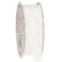 Artikel Festligt dekorativt bånd til udsmykning af gaver og hobbyprojekter, 1,5 cm bredt, 20 m langt