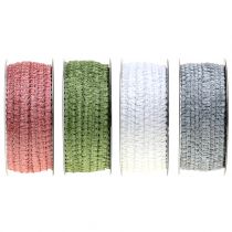 Dekorativt fløjlfarvet look 10mm 20m