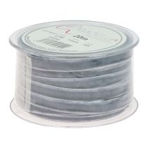 Artikel Dekorativt bånd fløjlsbånd gavebånd fløjl grå 10mm 20m