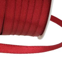 Artikel Satinbånd gavebånd Bordeaux dobbelt satin 6mm 50m