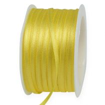 Artikel Dekorativt gavebånd gul taft 3mm x 50m