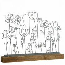 Display metal dekoration bord dekoration blomstereng 37×5×27,5cm