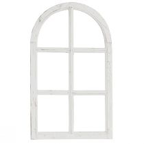 Artikel Dekorativt vindue shabby chic dekorativt trævindue hvidt 40×70cm