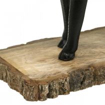 Artikel Deco Hjort Deco Rensdyr Metal Træ Sort H25cm