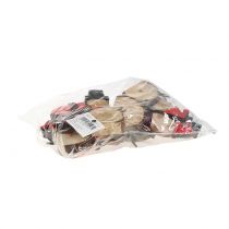 Artikel Deco figur snemand Træ 10cm 9 stk