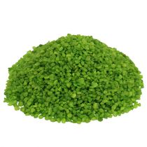Dekorativ granulat grøn 2mm - 3mm 2kg