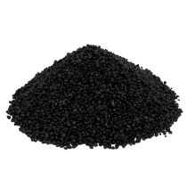 Dekorative granulat sort 2mm - 3mm 2kg