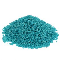 Deco granulat turkis 2mm - 3mm 2kg