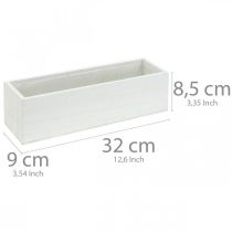 Artikel Dekorationsboks til plantning, plantemaskine, plantemaskine, trædekoration L32cm