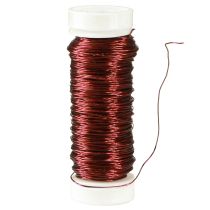Artikel Dekorativ emaljetråd Ø0,30mm 30g/50m Bordeaux