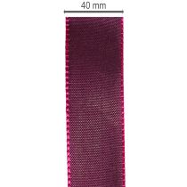 Artikel Gavebånd, lilla taftbånd, elegant skinnende, 25 mm bredt, 50 m langt