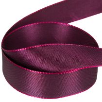 Artikel Gavebånd, lilla taftbånd, elegant skinnende, 25 mm bredt, 50 m langt