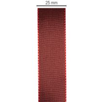 Artikel Gavebånd, elegant og skinnende taftbånd til festlige lejligheder, 25 mm bredt, 50 m langt