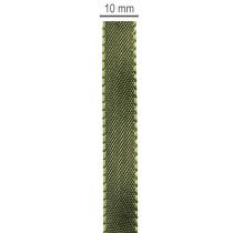 Artikel Dekorativt bånd, smalt taftbånd til kreativ gaveindpakning, 10 mm bredt, 50 m langt