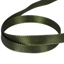 Artikel Dekorativt bånd, smalt taftbånd til kreativ gaveindpakning, 10 mm bredt, 50 m langt