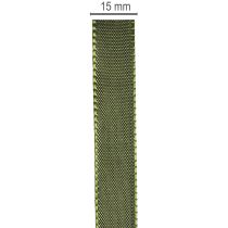 Artikel Gavebånd med vævet kant, taftbånd til hobbyarbejde, 15 mm bredt, 50 m langt