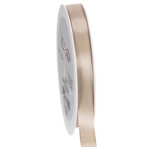 Artikel Dekorativt bånd satinbånd taftbånd beige 15mm 50m