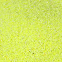 Artikel Dekorationssand gul neonfarvet sand 0,5 mm sand neon gul 1 kg