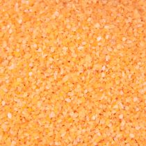 Artikel Dekorationssand orange neonfarvet sand 0,5 mm 1 kg