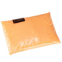 Artikel Dekorationssand orange neonfarvet sand 0,5 mm 1 kg