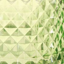 Artikel Dekorativ skål glas fyrfadsstage grøn retro Ø10,5cm 2stk