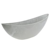 Artikel Dekorativ skål lysegrå 55,5cm x 14cm H17,5cm 1 stk.