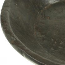 Dekorationsskål, træskål, træskål brun Ø34cm