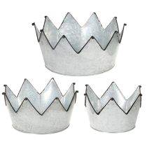 Artikel Dekorativ skål metal skål krone Ø26,5/22,5/19cm sæt med 3