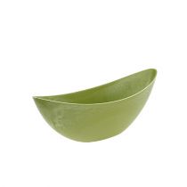 Artikel Dekorativ skål plast lysegrøn 39cm x 13cm H13cm 1 stk