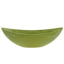 Artikel Dekorativ skål plast lysegrøn 39cm x 13cm H13cm 1 stk