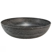 Artikel Dekorativ skål runde planteskåle grå Ø37cm H10,5cm 3stk