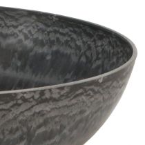 Artikel Dekorativ skål runde planteskåle grå Ø37cm H10,5cm 3stk