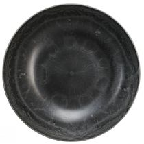 Artikel Dekorativ skål runde planteskåle grå Ø37cm H10,5cm 3stk