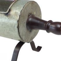Artikel Dekorativ skål kagerulle vintage zink look 54×15×15cm