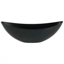Artikel Dekorativ skål sort bordpynt plantebåd 38,5x12,5x13cm