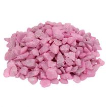 Artikel Dekorative sten 9mm - 13mm pink 2kg