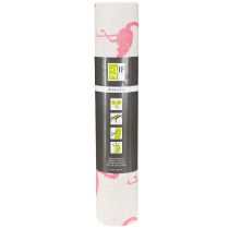 Artikel Dekorationsstof flamingo hvidrosa 30 cm x 3m