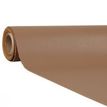 Artikel Imiteret læder brun dekorativt stof læder bordløber 33cm×1,35m