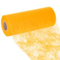Artikel Non-woven bordløber, gul, 23 cm, moderne borddekorationsrulle